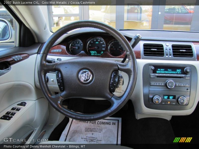 Gold Mist Metallic / Cocoa/Cashmere 2007 Buick Lucerne CXL