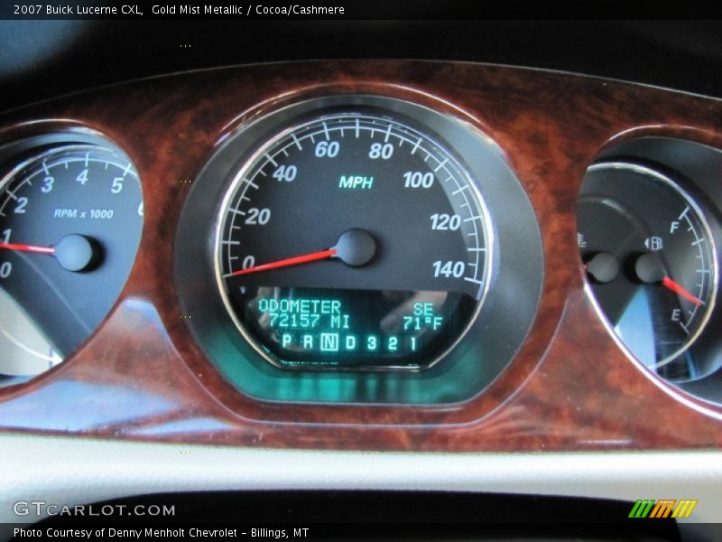 Gold Mist Metallic / Cocoa/Cashmere 2007 Buick Lucerne CXL