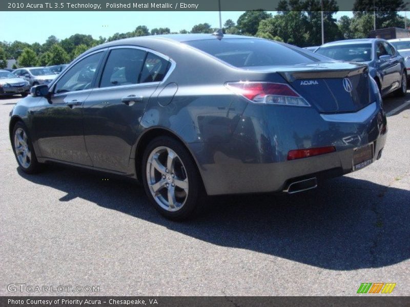 Polished Metal Metallic / Ebony 2010 Acura TL 3.5 Technology