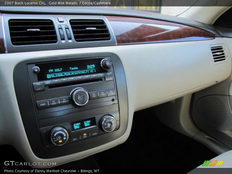 Gold Mist Metallic / Cocoa/Cashmere 2007 Buick Lucerne CXL