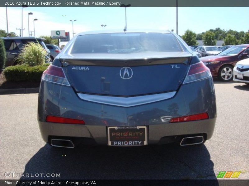 Polished Metal Metallic / Ebony 2010 Acura TL 3.5 Technology