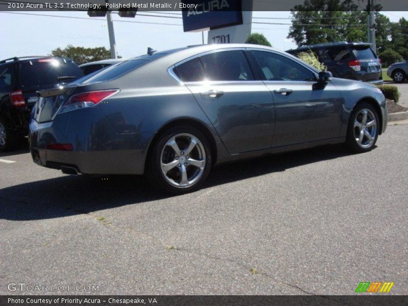 Polished Metal Metallic / Ebony 2010 Acura TL 3.5 Technology