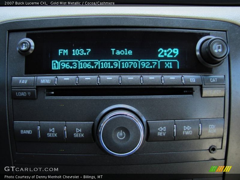 Gold Mist Metallic / Cocoa/Cashmere 2007 Buick Lucerne CXL