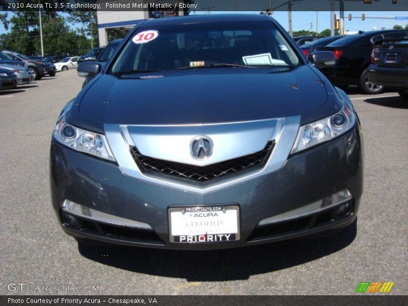 Polished Metal Metallic / Ebony 2010 Acura TL 3.5 Technology