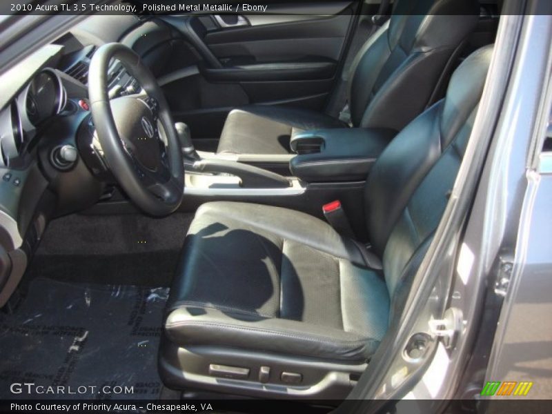 Polished Metal Metallic / Ebony 2010 Acura TL 3.5 Technology