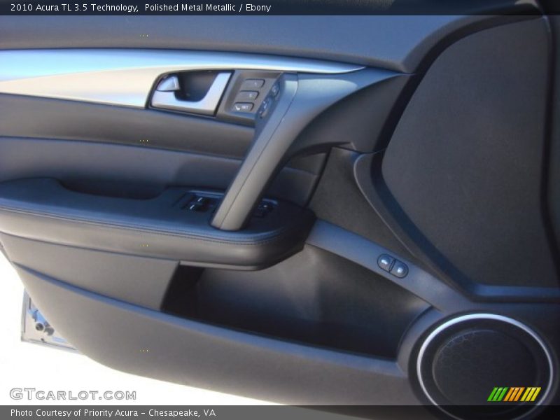 Polished Metal Metallic / Ebony 2010 Acura TL 3.5 Technology