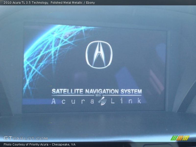 Polished Metal Metallic / Ebony 2010 Acura TL 3.5 Technology