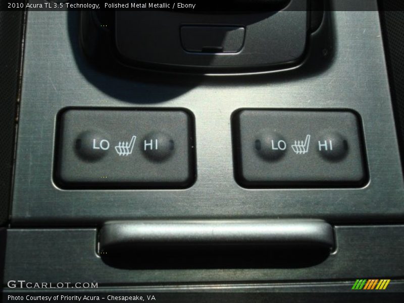 Polished Metal Metallic / Ebony 2010 Acura TL 3.5 Technology