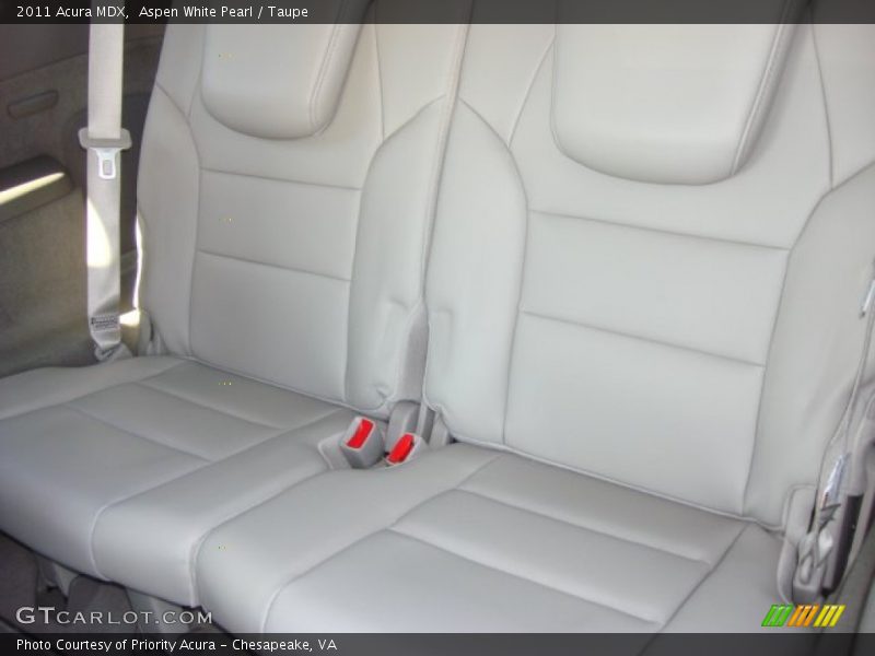 Aspen White Pearl / Taupe 2011 Acura MDX