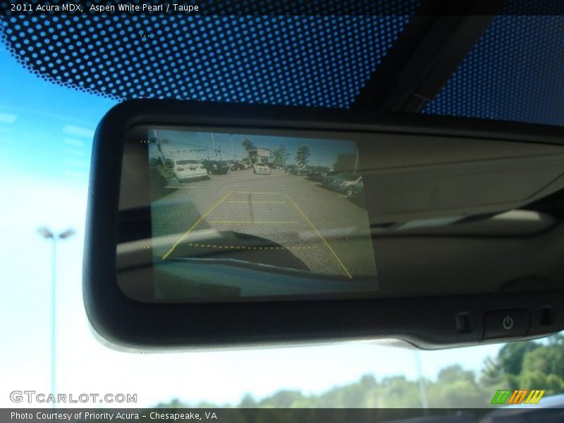 Aspen White Pearl / Taupe 2011 Acura MDX