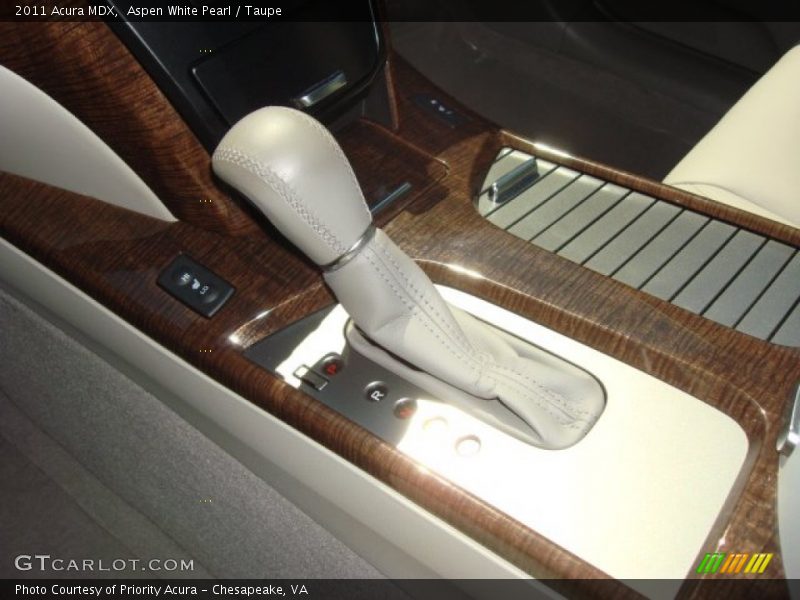 Aspen White Pearl / Taupe 2011 Acura MDX