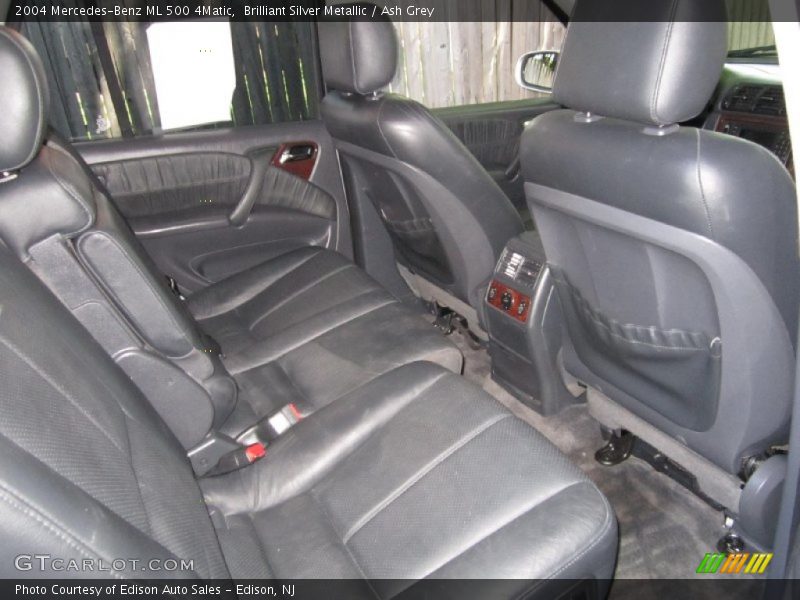 Brilliant Silver Metallic / Ash Grey 2004 Mercedes-Benz ML 500 4Matic