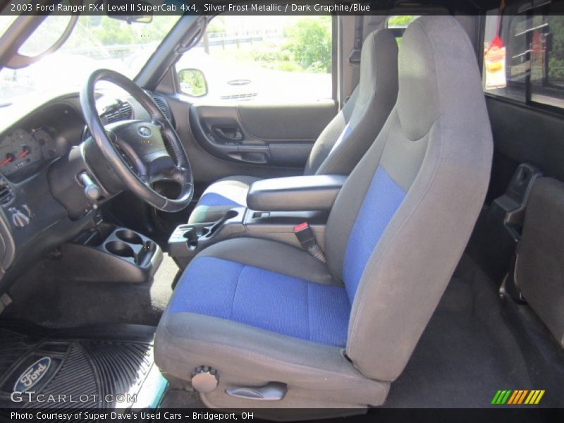  2003 Ranger FX4 Level II SuperCab 4x4 Dark Graphite/Blue Interior