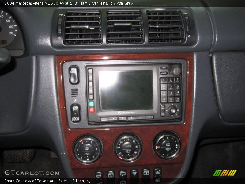Brilliant Silver Metallic / Ash Grey 2004 Mercedes-Benz ML 500 4Matic