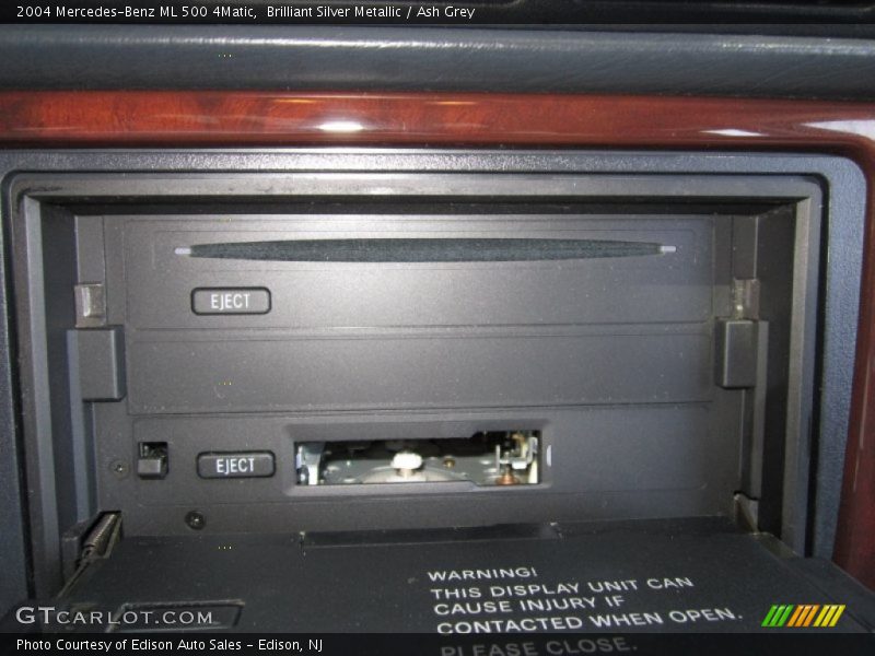 Brilliant Silver Metallic / Ash Grey 2004 Mercedes-Benz ML 500 4Matic