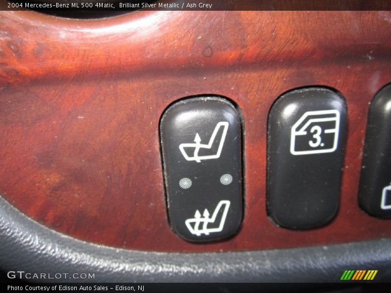Brilliant Silver Metallic / Ash Grey 2004 Mercedes-Benz ML 500 4Matic
