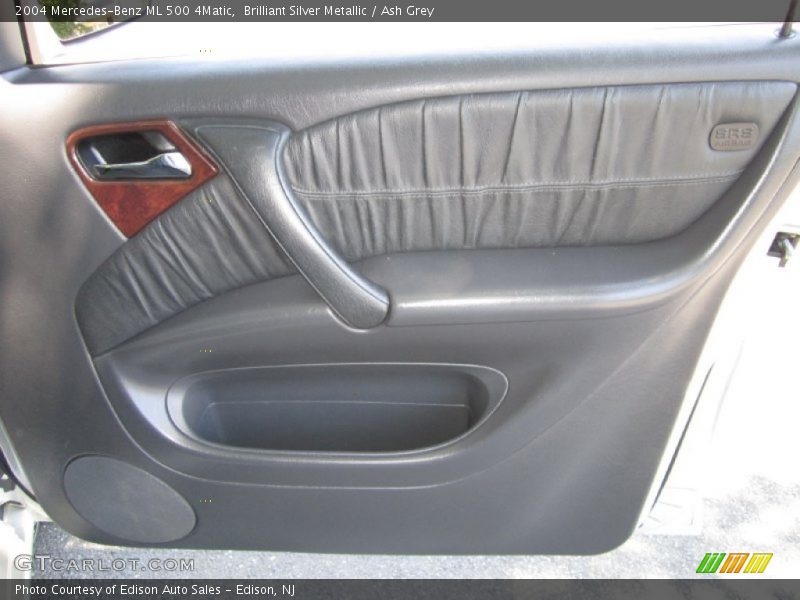 Brilliant Silver Metallic / Ash Grey 2004 Mercedes-Benz ML 500 4Matic