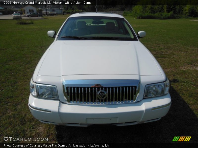 Vibrant White / Light Camel 2006 Mercury Grand Marquis LS