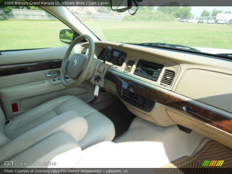 Vibrant White / Light Camel 2006 Mercury Grand Marquis LS