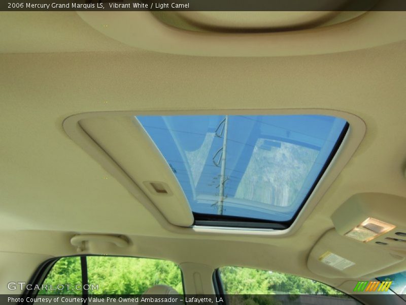 Vibrant White / Light Camel 2006 Mercury Grand Marquis LS