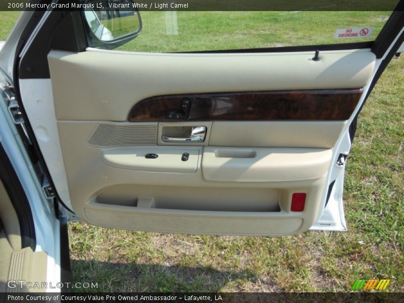 Vibrant White / Light Camel 2006 Mercury Grand Marquis LS