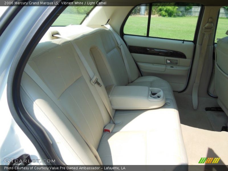Vibrant White / Light Camel 2006 Mercury Grand Marquis LS