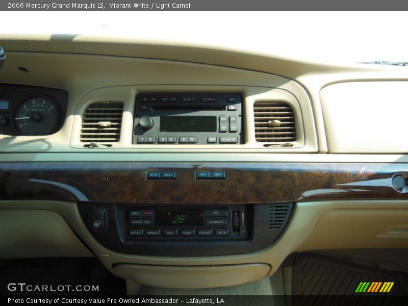 Vibrant White / Light Camel 2006 Mercury Grand Marquis LS