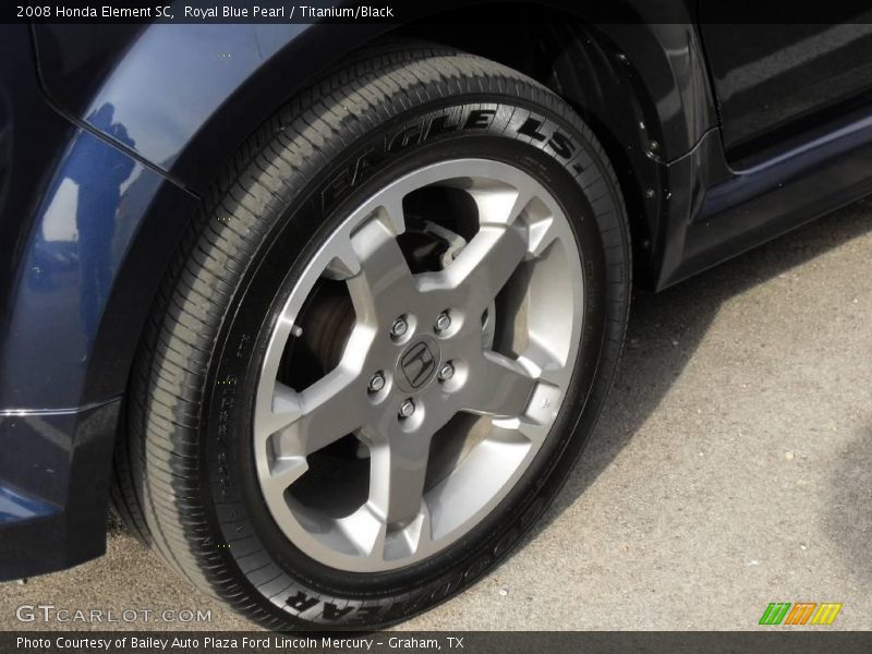 Royal Blue Pearl / Titanium/Black 2008 Honda Element SC