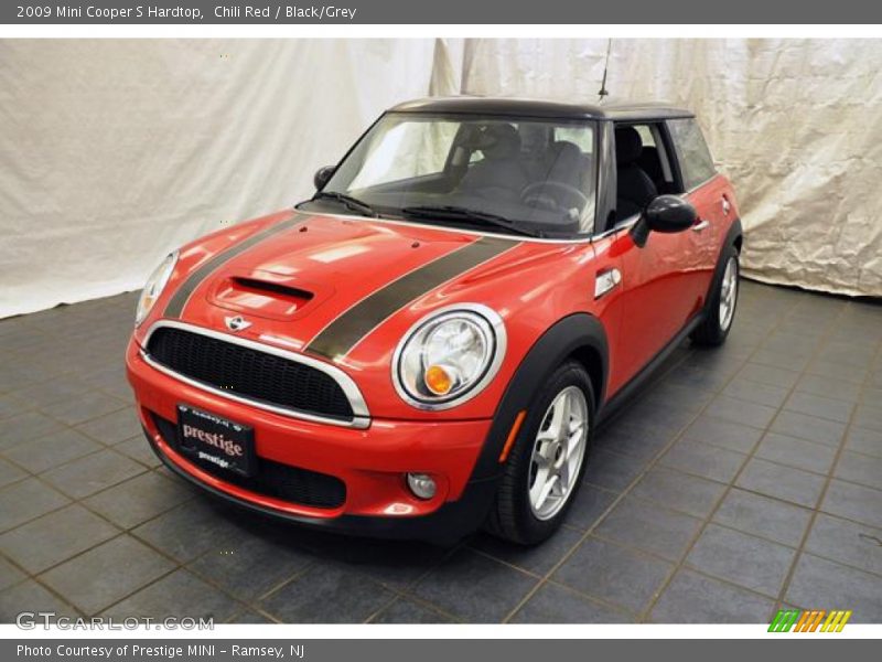 Chili Red / Black/Grey 2009 Mini Cooper S Hardtop