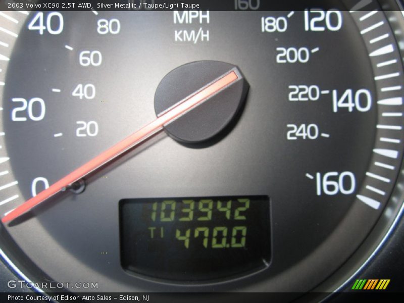 Silver Metallic / Taupe/Light Taupe 2003 Volvo XC90 2.5T AWD