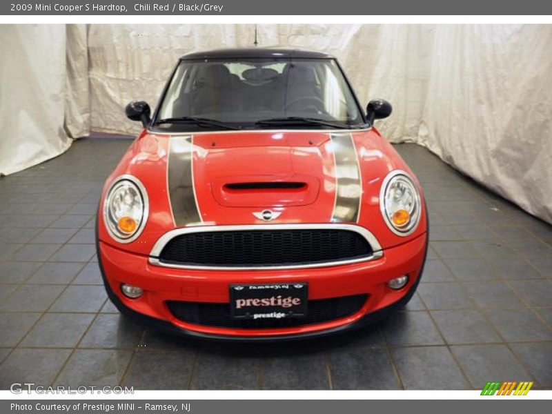 Chili Red / Black/Grey 2009 Mini Cooper S Hardtop