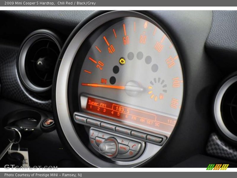 Chili Red / Black/Grey 2009 Mini Cooper S Hardtop