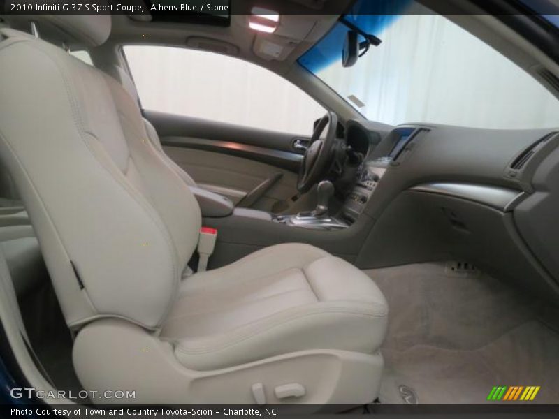 Athens Blue / Stone 2010 Infiniti G 37 S Sport Coupe