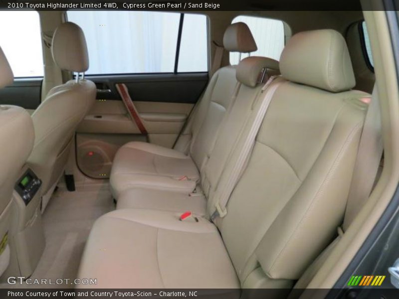Cypress Green Pearl / Sand Beige 2010 Toyota Highlander Limited 4WD