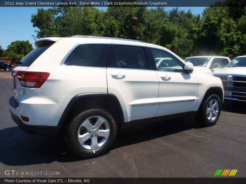 Stone White / Dark Graystone/Medium Graystone 2012 Jeep Grand Cherokee Laredo 4x4