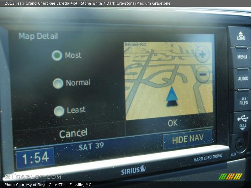 Stone White / Dark Graystone/Medium Graystone 2012 Jeep Grand Cherokee Laredo 4x4