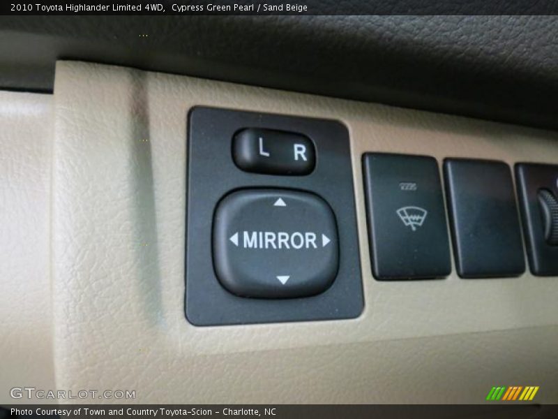 Cypress Green Pearl / Sand Beige 2010 Toyota Highlander Limited 4WD