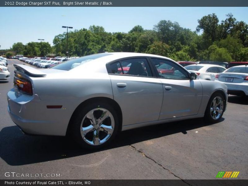 Bright Silver Metallic / Black 2012 Dodge Charger SXT Plus