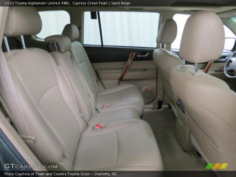 Cypress Green Pearl / Sand Beige 2010 Toyota Highlander Limited 4WD