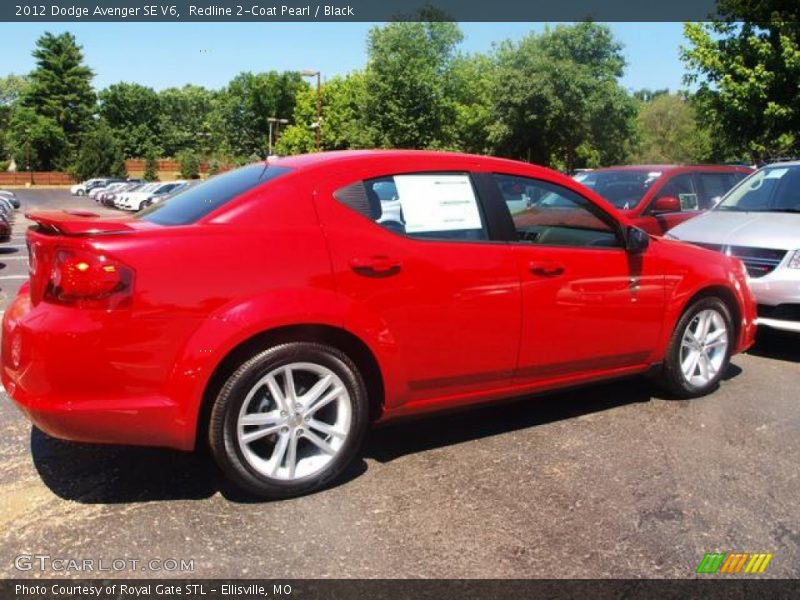 Redline 2-Coat Pearl / Black 2012 Dodge Avenger SE V6