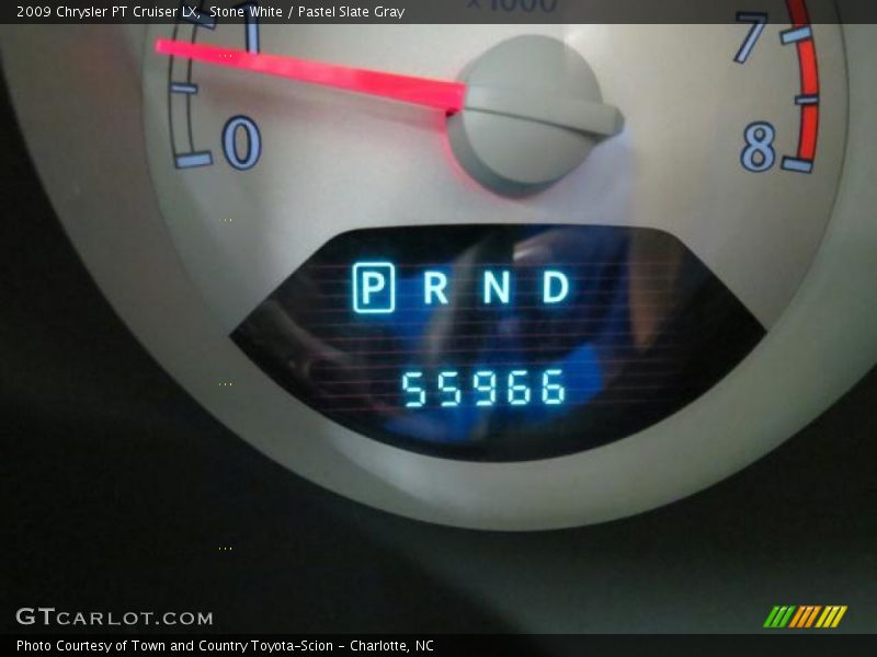 Stone White / Pastel Slate Gray 2009 Chrysler PT Cruiser LX