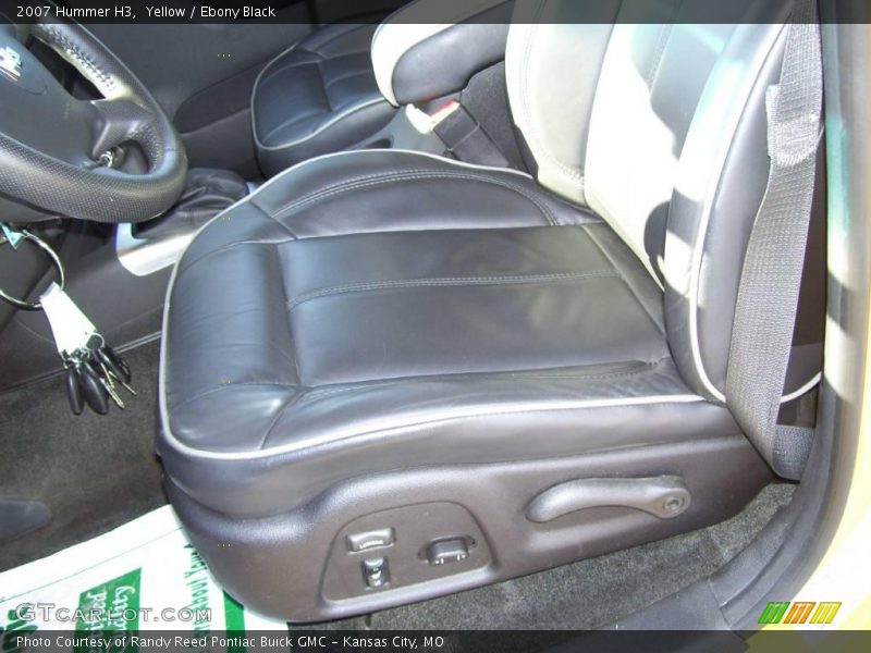 Yellow / Ebony Black 2007 Hummer H3