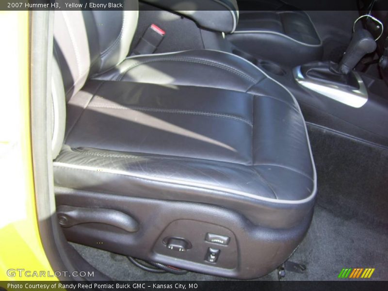 Yellow / Ebony Black 2007 Hummer H3