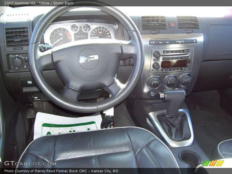 Yellow / Ebony Black 2007 Hummer H3
