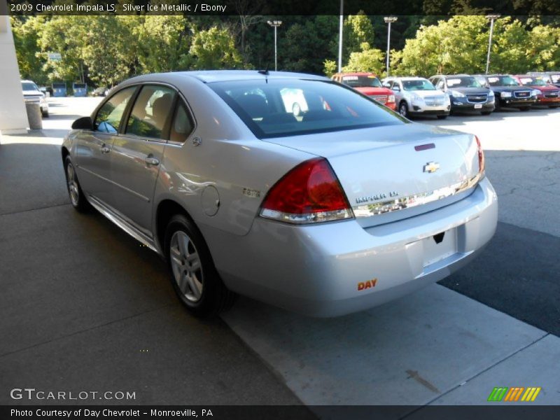 Silver Ice Metallic / Ebony 2009 Chevrolet Impala LS