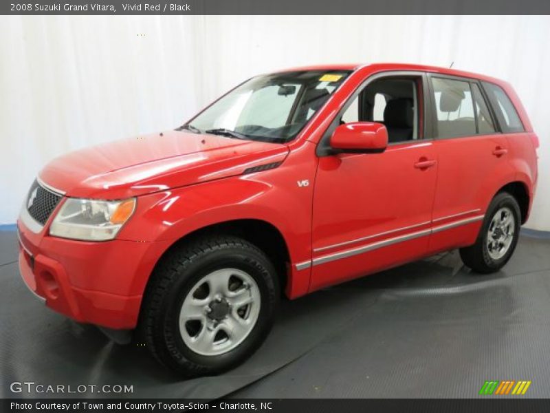 Vivid Red / Black 2008 Suzuki Grand Vitara
