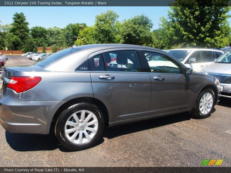 Tungsten Metallic / Black 2012 Chrysler 200 Touring Sedan