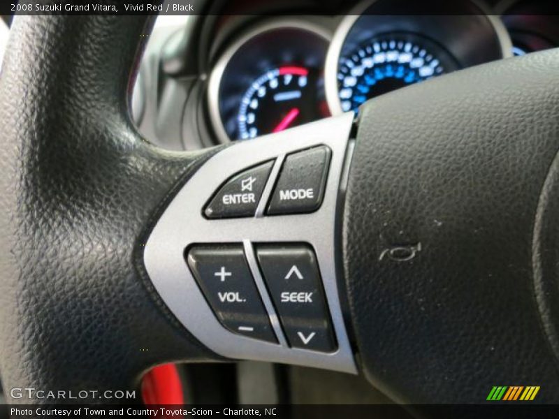 Vivid Red / Black 2008 Suzuki Grand Vitara
