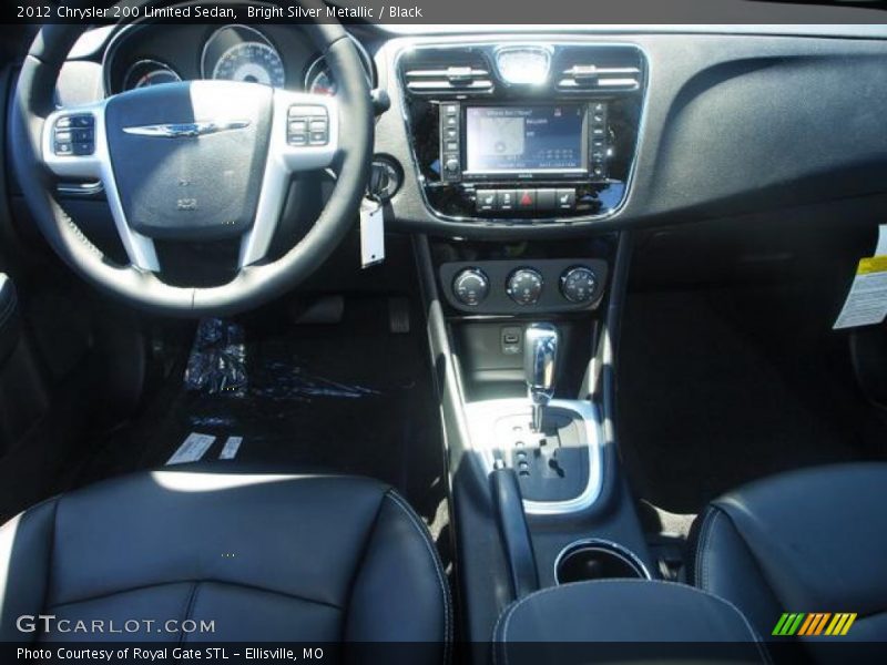 Bright Silver Metallic / Black 2012 Chrysler 200 Limited Sedan