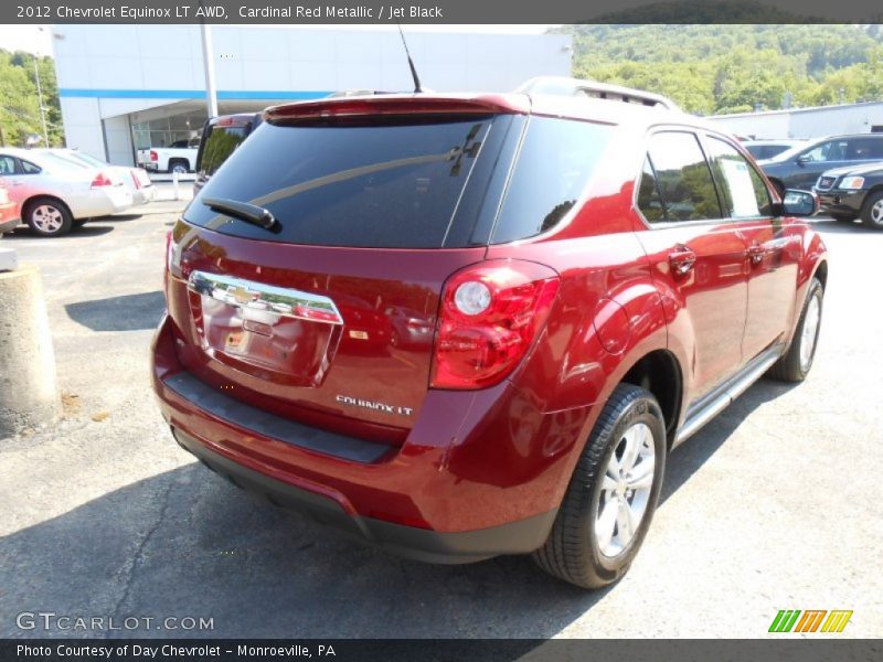 Cardinal Red Metallic / Jet Black 2012 Chevrolet Equinox LT AWD